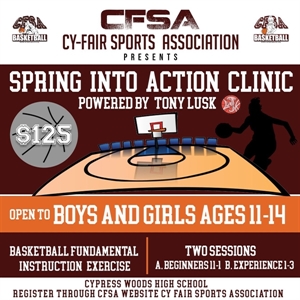 Picture of 2019 CFSA Basketball Spring INTO Action Clinic